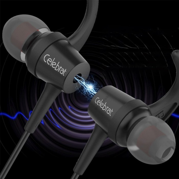 Бездротові Bluetooth навушники Celebrat A15 BT 4.2 Black