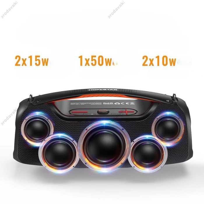 Портативна Колонка Bluetooth HOPESTAR A60 100W Black