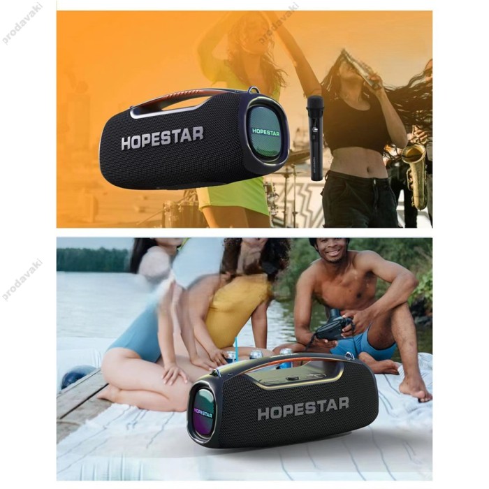Портативна Колонка Bluetooth HOPESTAR A60 100W Black