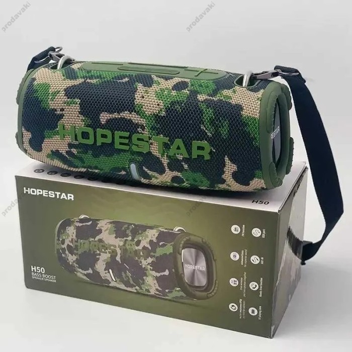 Портативна колонка Bluetooth Hopestar H50 20W Army