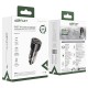 Автомобільний зарядний пристрій ACEFAST B12 PD dual port car charger 3A 60W Black