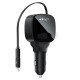 Автомобільний зарядний пристрій ACEFAST B17 car charger with telescopic cable 3A 95W Black