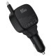 Автомобільний зарядний пристрій ACEFAST B17 car charger with telescopic cable 3A 95W Black