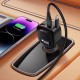 Автомобільний зарядний пристрій ACEFAST B17 car charger with telescopic cable 3A 95W Black