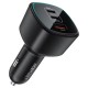 Автомобільний зарядний пристрій ACEFAST B18 (2USB-C+USB-A) fast car charger 3A 200W Black