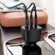Автомобільний зарядний пристрій ACEFAST B18 (2USB-C+USB-A) fast car charger 3A 200W Black