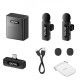Бездротовий мікрофон BOYA BY-V4U Type-C 4 мікрофона Black
