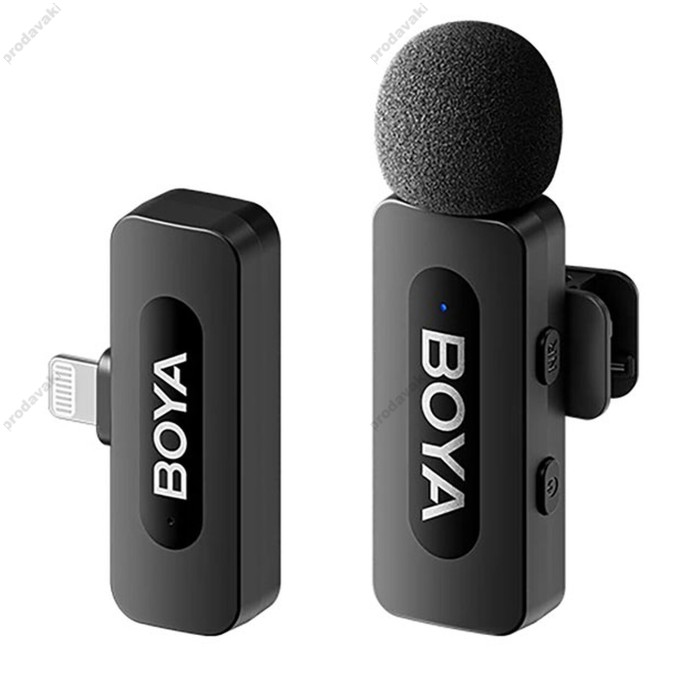 Бездротовий мікрофон BOYA BY-V1 Lightning Black
