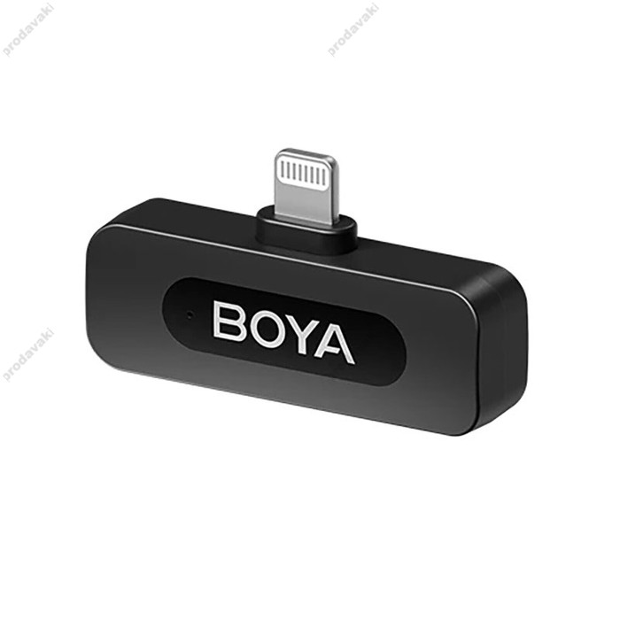 Бездротовий мікрофон BOYA BY-V2 Lightning 2 мікрофона Black