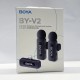 Бездротовий мікрофон BOYA BY-V2 Lightning 2 мікрофона Black