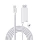 Кабель Wiwu Wi-PS001 Charging Projection Cable PD Type-C to HDMI 4K 1.8m White