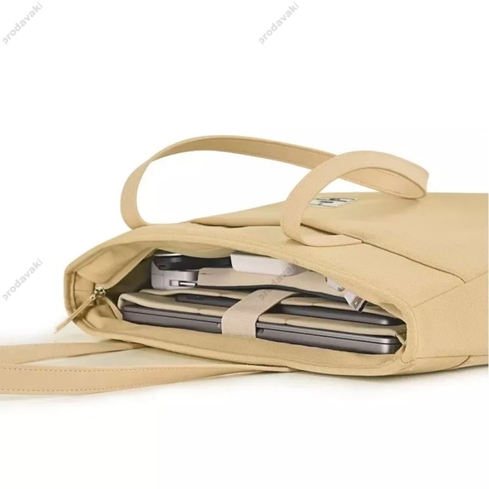 Сумка Wiwu Ora Tote для MacBook ноутбука планшета 13"-14.2" Ivory