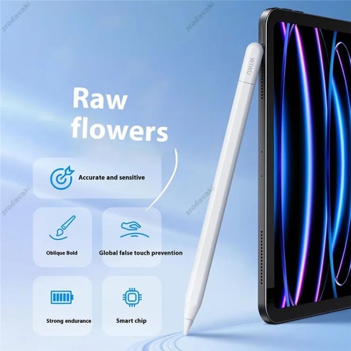 Стилус Wiwu iPad Pencil A01 Palm Rejection White