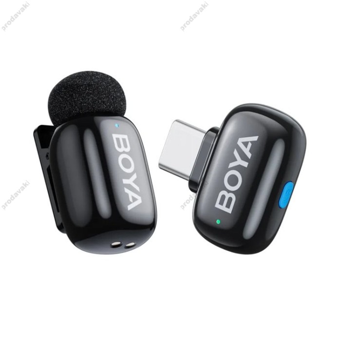 Бездротовий мікрофон BOYA Mini-12 2 мікрофона Black