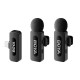 Бездротовий мікрофон BOYA BY-V20 Type-C 2 мікрофона Black