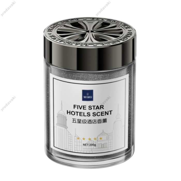 Ароматизатор у машину WiWU Wi-AI004 Premium Star Solid Balm Hilton Hotel Smell Аромат-Свіжий-дерев'яний Grey