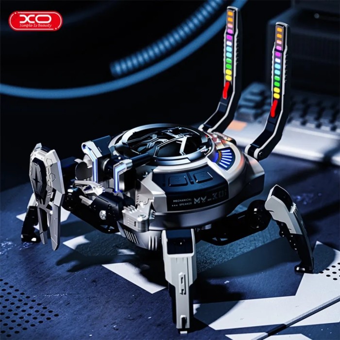 Портативна колонка Bluetooth XO F52 Crab Shape Speaker 10W Grey