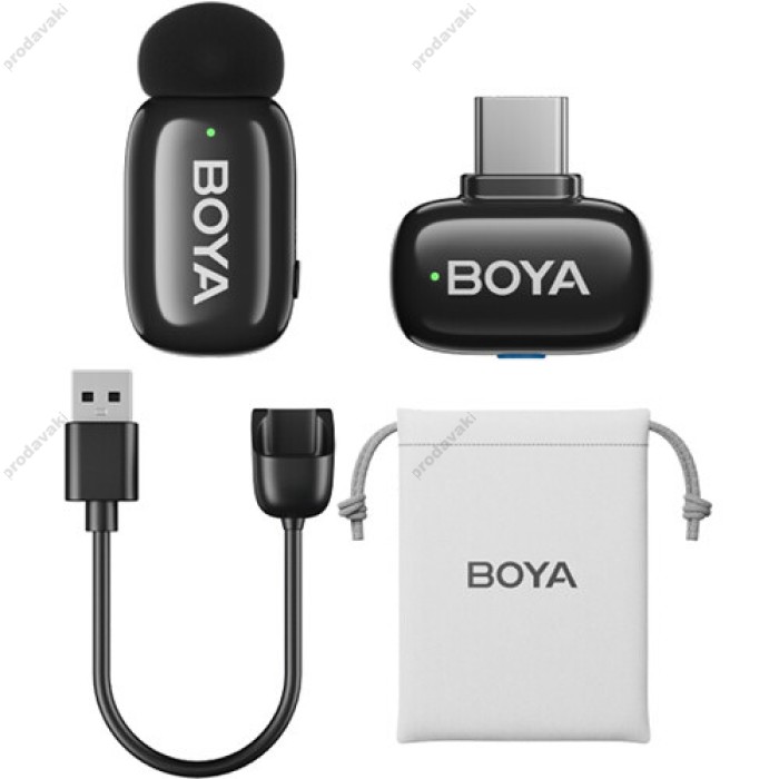 Бездротовий мікрофон BOYA Mini-17 Type-C 1 мікрофон Black