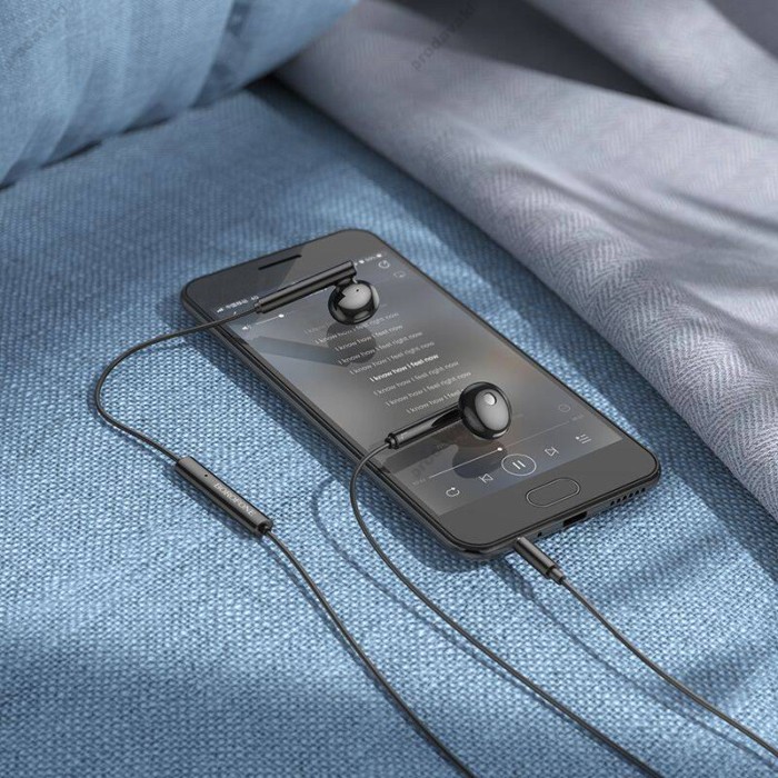 Дротові навушники BOROFONE BM82 Art music with mic 3.5mm Black