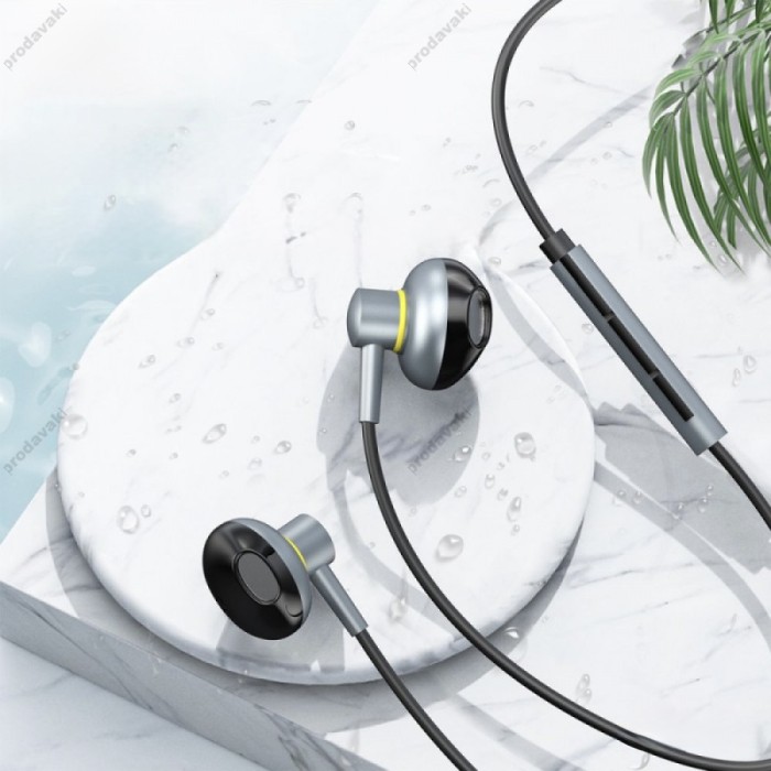 Дротові навушники Earldom ET-E67 with mic Lightning Grey