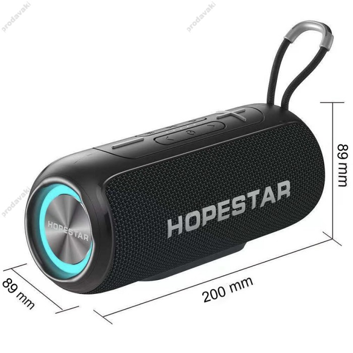 Портативна колонка Bluetooth Hopestar P26 10W Black