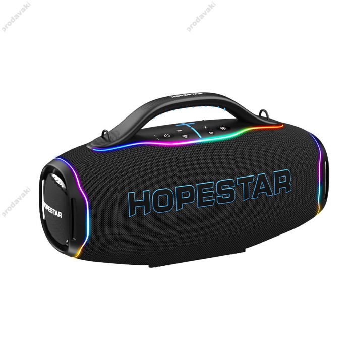 Портативна колонка Bluetooth Hopestar A90 з мікрофоном 700W Black