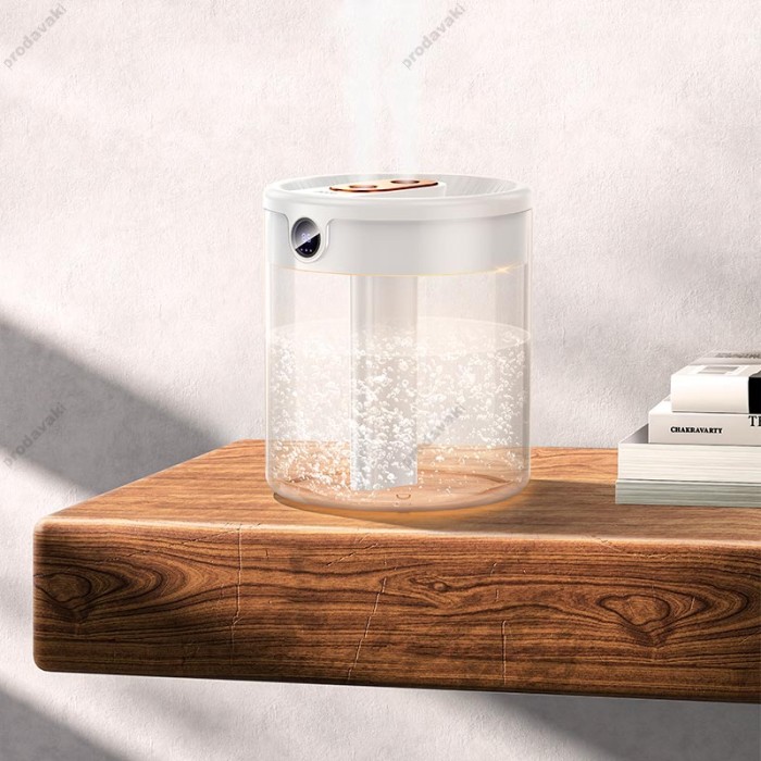 Зволожувач повітря Hoco HX31 Dual spray humidifier with digital display White