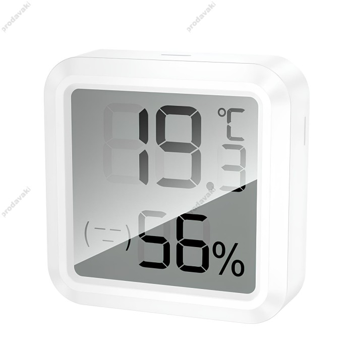 Цифровий термометр гігрометр Hoco HX40 Indoor electronic hygrothermometer White