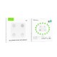 Ваги підлогові розумні Hoco DI65 Trust electronic scale with display Bluetooth 4.2, 0,1 кг–180 кг Ailink  APP White