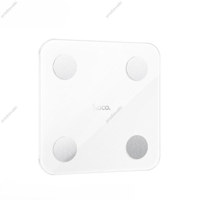 Ваги підлогові розумні Hoco DI65 Trust electronic scale with display Bluetooth 4.2, 0,1 кг–180 кг Ailink  APP White