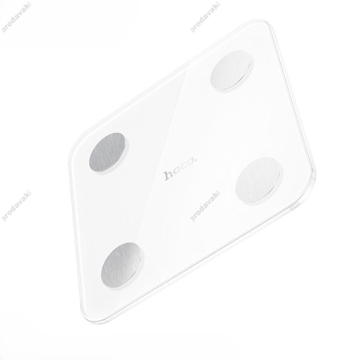 Ваги підлогові розумні Hoco DI65 Trust electronic scale with display Bluetooth 4.2, 0,1 кг–180 кг Ailink  APP White