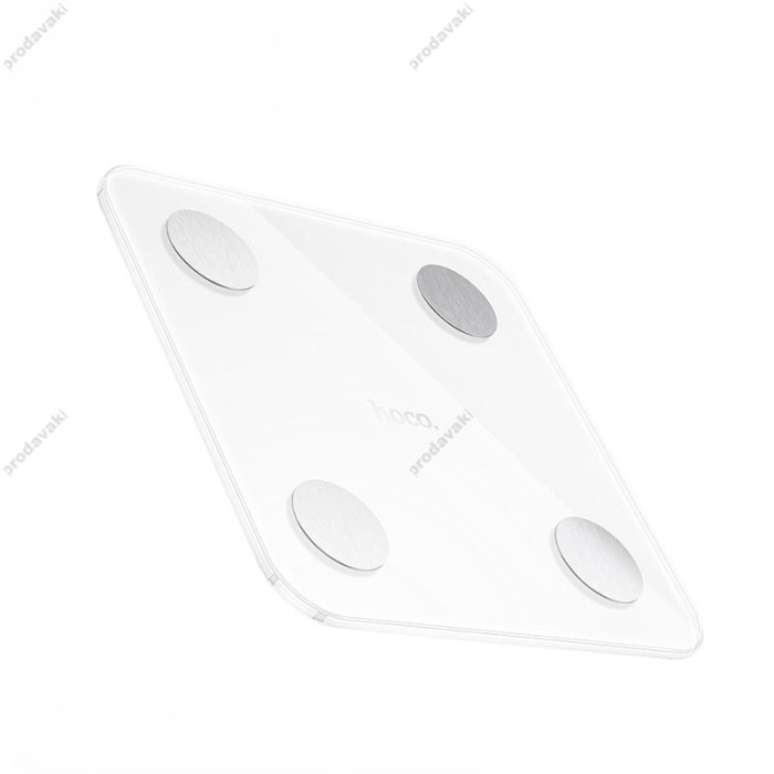 Ваги підлогові розумні Hoco DI65 Trust electronic scale with display Bluetooth 4.2, 0,1 кг–180 кг Ailink  APP White