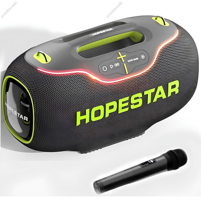 Портативна колонка Bluetooth Hopestar A80 350W Grey