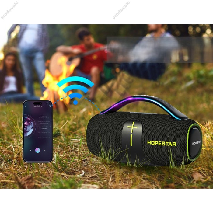 Портативна колонка Bluetooth Hopestar H85 70W Green