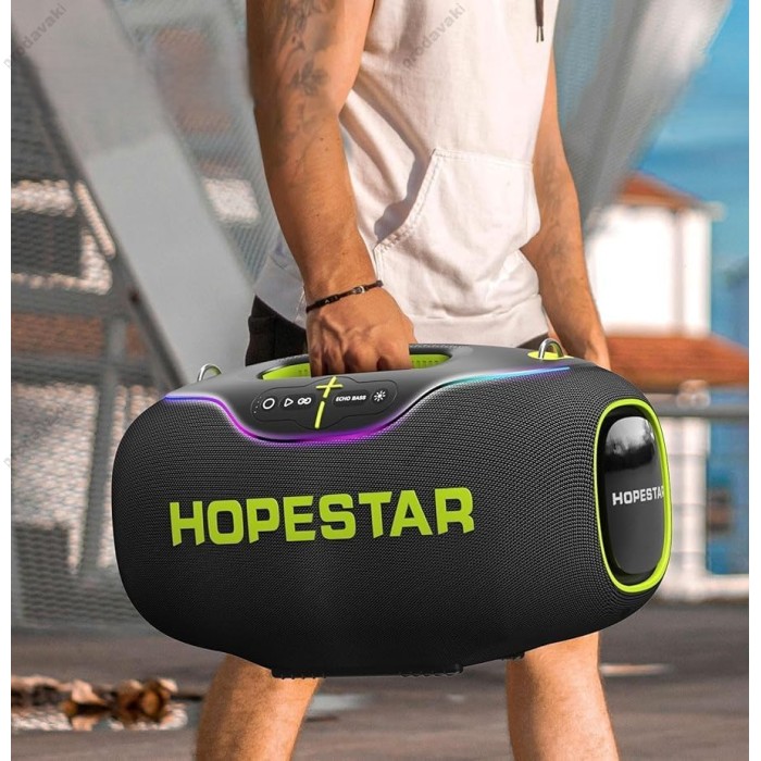 Портативна колонка Bluetooth Hopestar A80 350W Grey