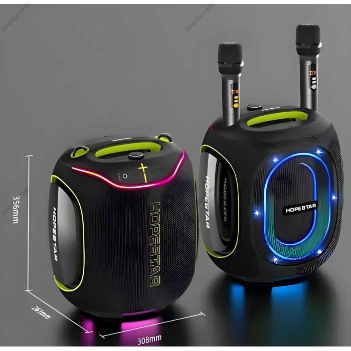 Портативна колонка Bluetooth HOPESTAR Hopestar Party Box 600 300W Black