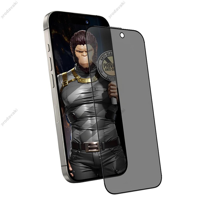 Захисне скло BLUEO Full Cover Anti-Peep Matte Glass (Privasy) iPhone 15