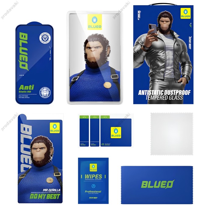 Захисне скло BLUEO Full Cover HD Glass Anti-Static iPhone 14