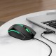 Комп'ютерна Миша HOCO GM37 Wonderful gaming luminous wired mouse Black