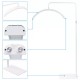 Безтіньова LED лампа CH HD-M8X 50W 80x20 у формі півмісяця 3000K-6000K White
