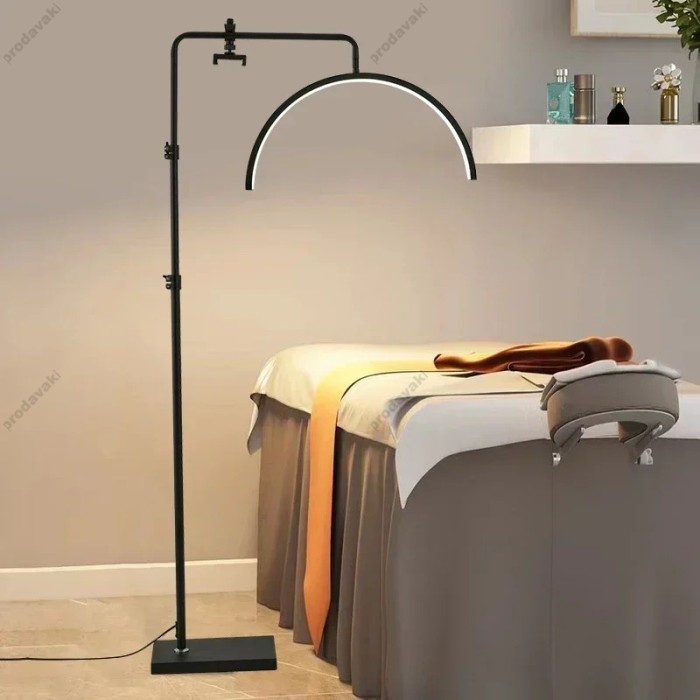 Безтіньова LED лампа CH HD-M8X 50W 80x20 у формі півмісяця 3000K-6000K Black