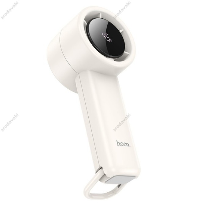 Портативний міні вентилятор Hoco HX63 Fashion High-speed Handheld Fan White