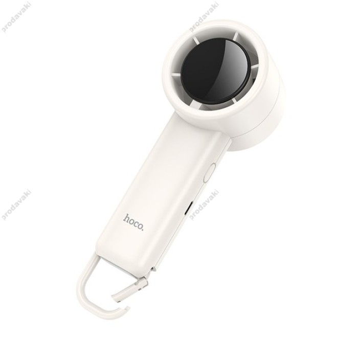 Портативний міні вентилятор Hoco HX63 Fashion High-speed Handheld Fan White