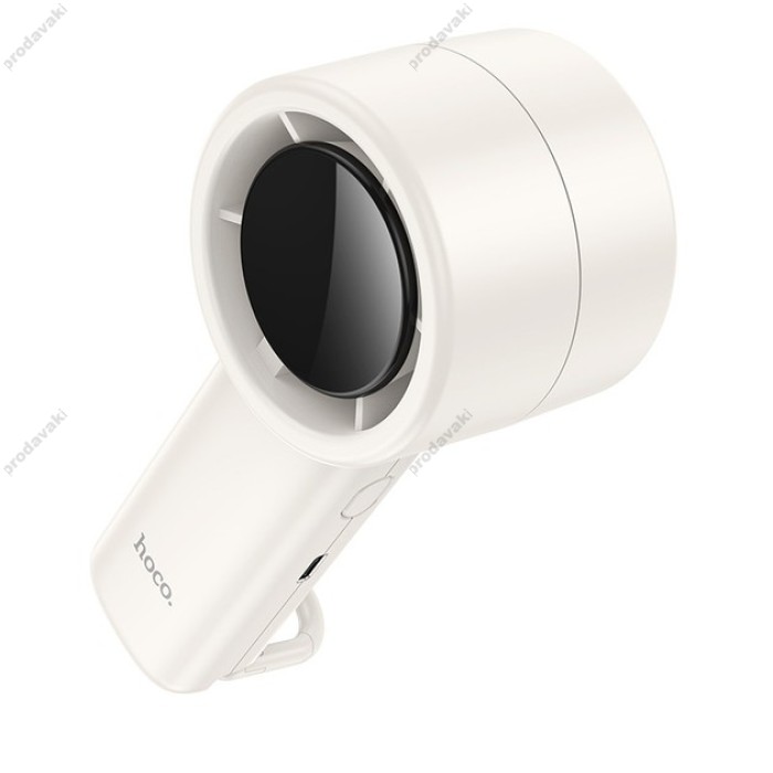 Портативний міні вентилятор Hoco HX63 Fashion High-speed Handheld Fan White