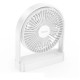 Портативний міні вентилятор Hoco HX65 Ultra-thin and Quiet Powerful Desktop Fan White