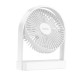 Портативний міні вентилятор Hoco HX65 Ultra-thin and Quiet Powerful Desktop Fan White