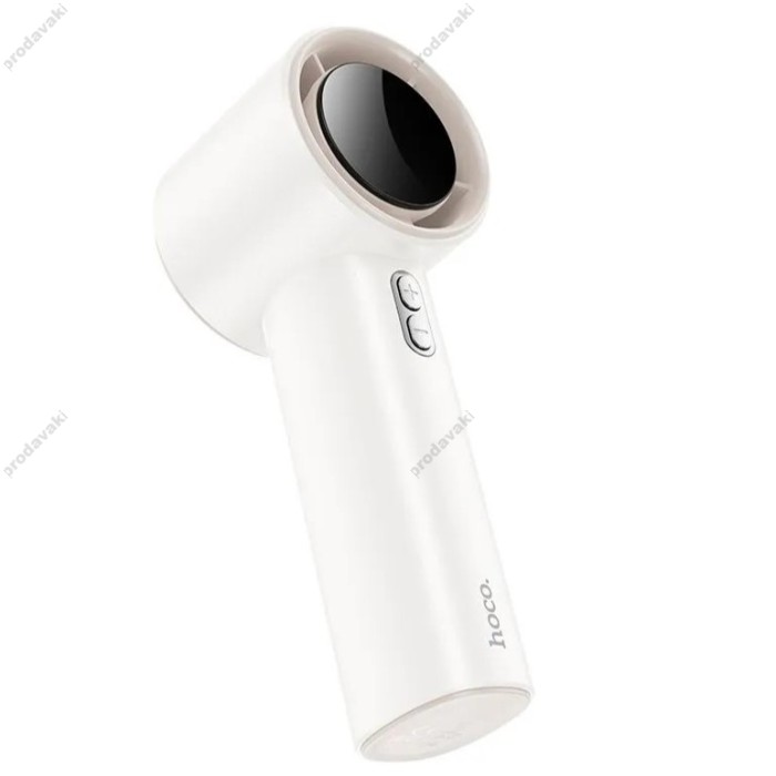 Портативний міні вентилятор Hoco HX64 Hurricane High Speed Ultra-Quiet Portable Handheld Fan White