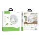 Портативний міні вентилятор Hoco HX65 Ultra-thin and Quiet Powerful Desktop Fan White