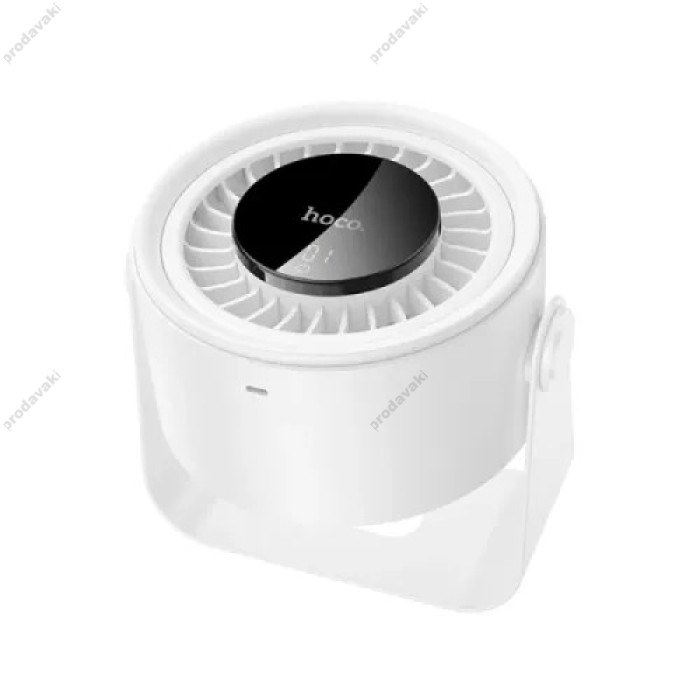 Портативний міні вентилятор Hoco HX66 Desktop Circulating Fan White