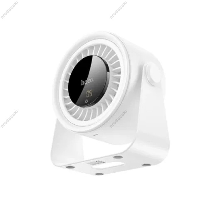 Портативний міні вентилятор Hoco HX66 Desktop Circulating Fan White